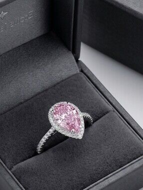 Sakura Pink Zirconia Ring